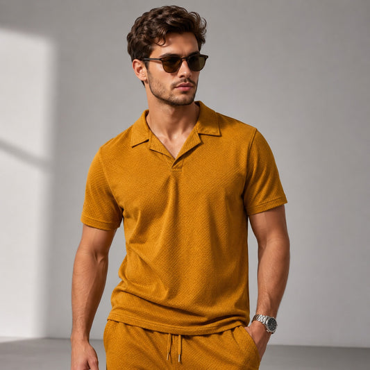 Men's Premium 3 Piece Textured Tracksuit Set