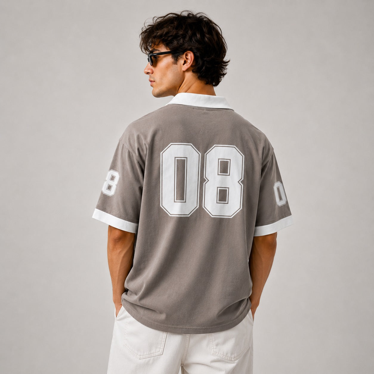 Men's Oversized Vintage Polo Jersey