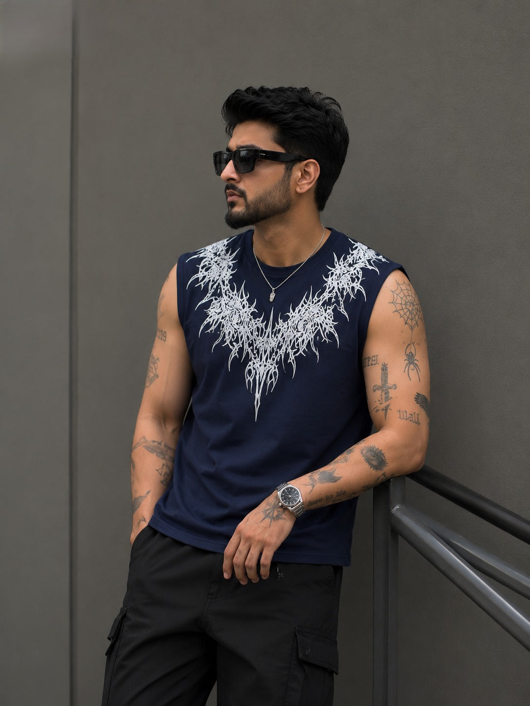 Men's Tribal Sando – Premium Sleeveless Tank Top