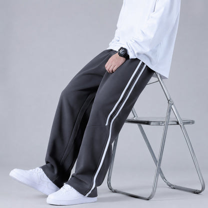 Side Stripe Baggy Trousers
