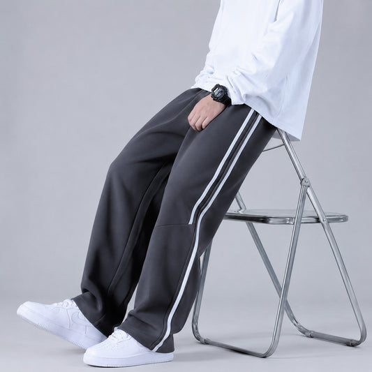 Side Stripe Baggy Trousers