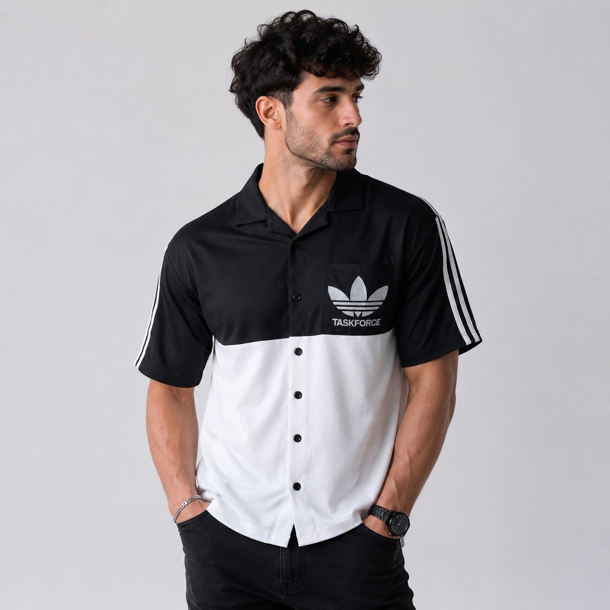 Taskforce Premium Oversized Bowling Shirt