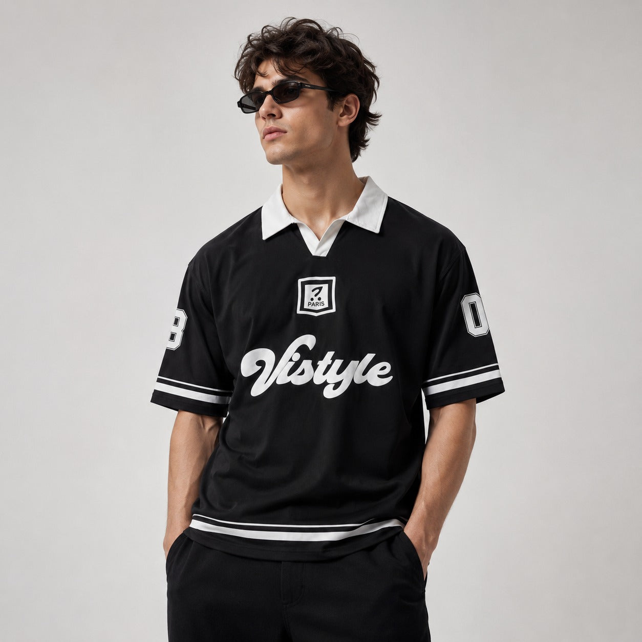 Men's Oversized Vintage Polo Jersey