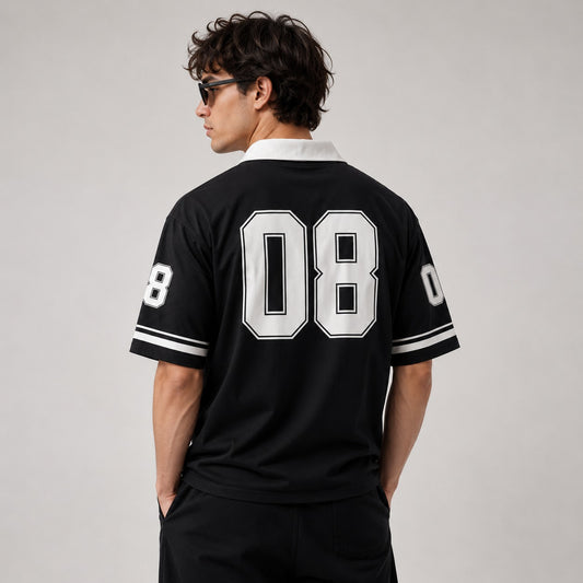 Men's Oversized Vintage Polo Jersey