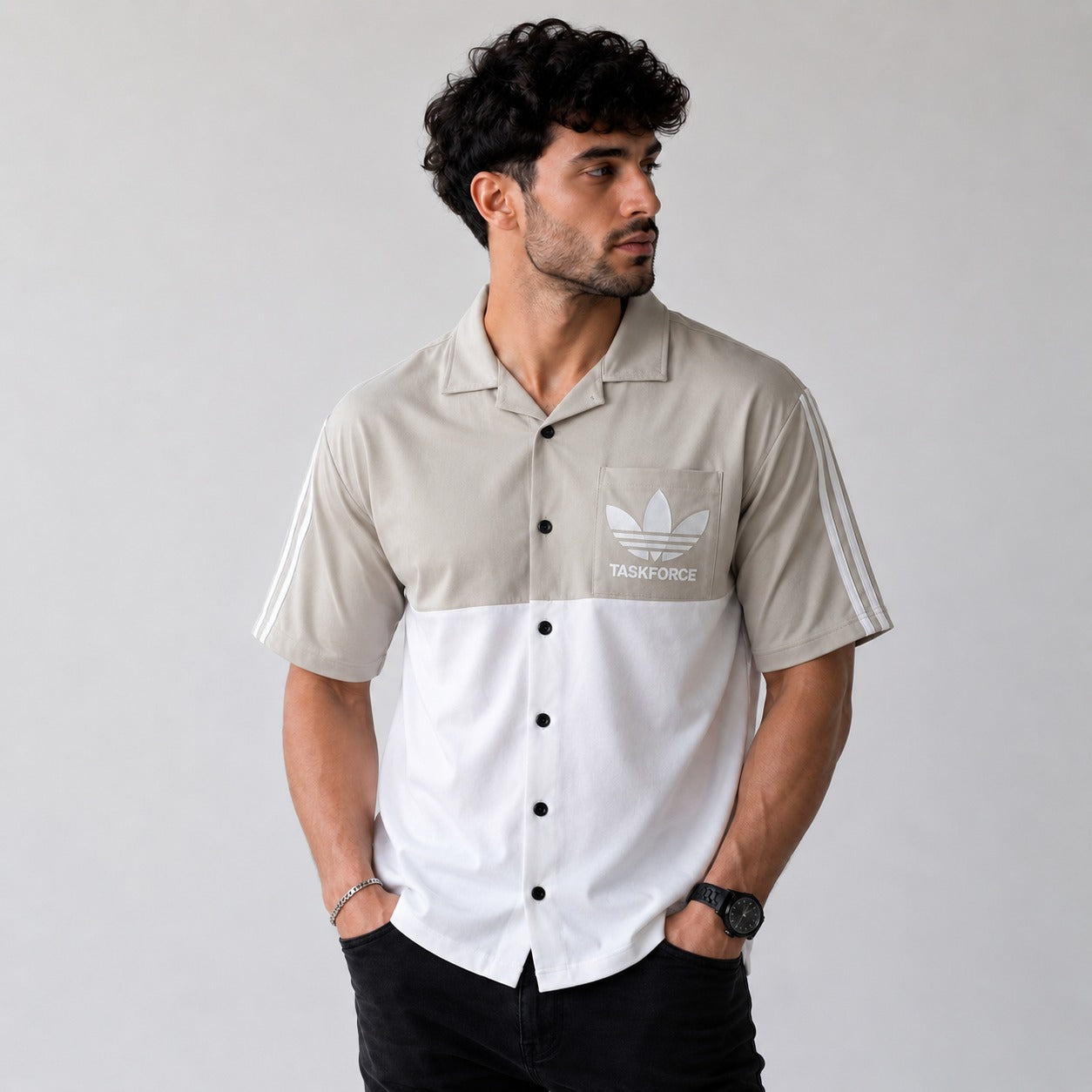 Taskforce Premium Oversized Bowling Shirt
