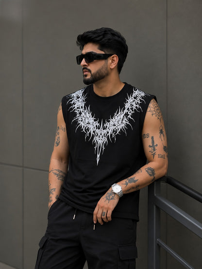 Men's Tribal Sando – Premium Sleeveless Tank Top
