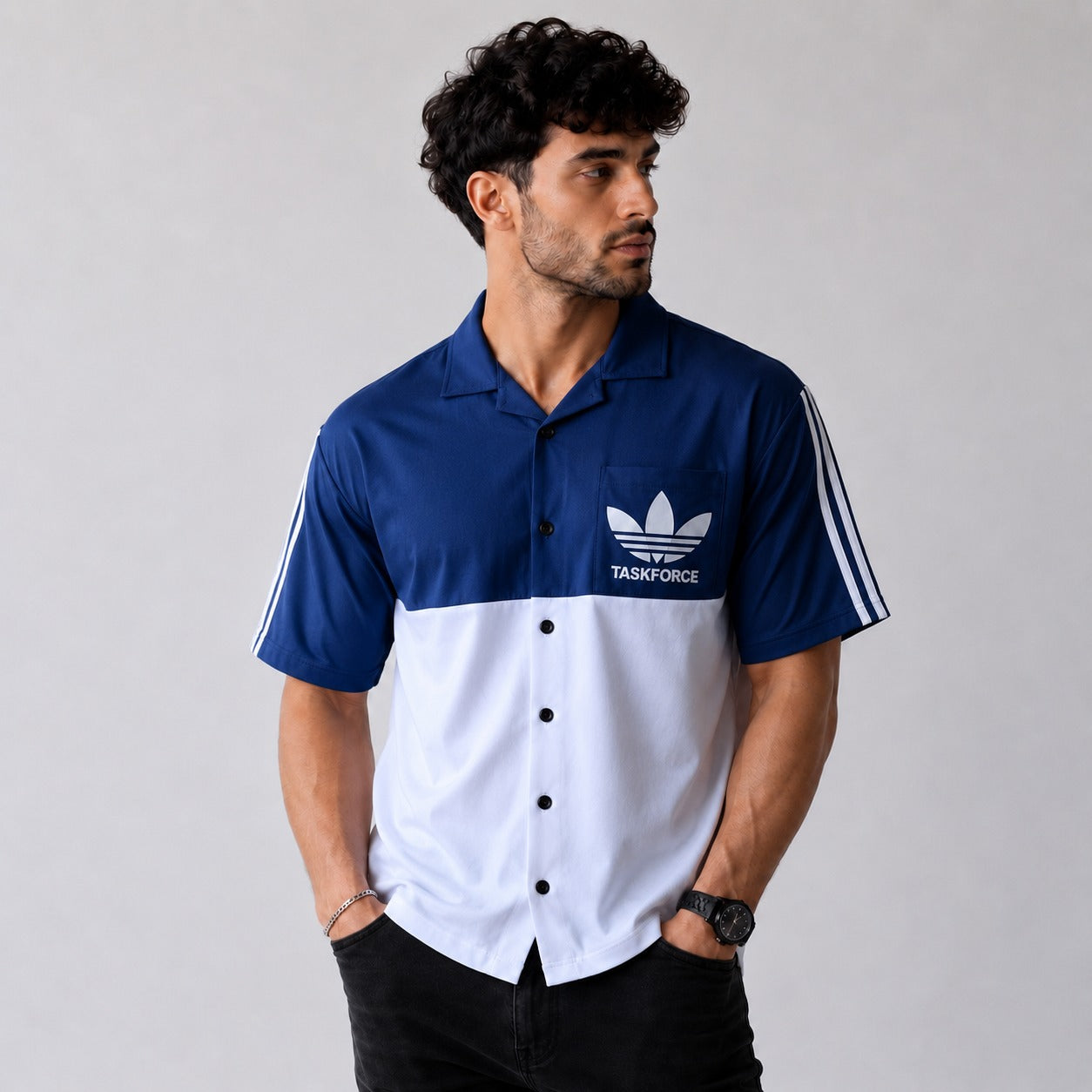 Taskforce Premium Oversized Bowling Shirt