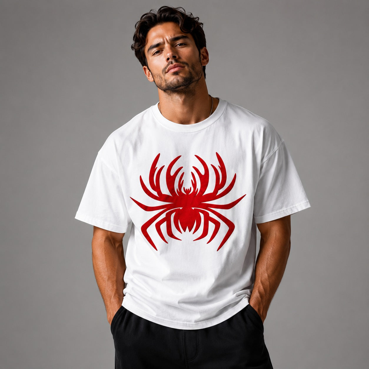 Men's Spider Oversized