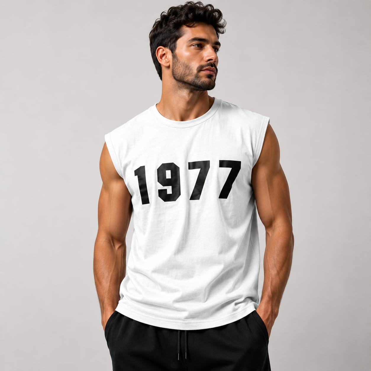 Men's 1977 Tank Top – Premium Sleeveless Summer Essential