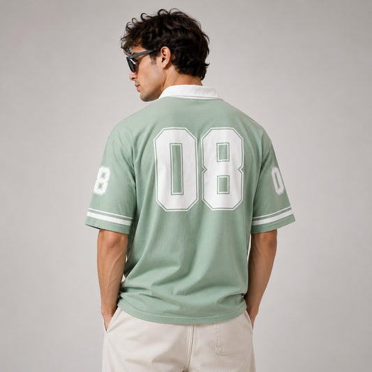 Men's Oversized Vintage Polo Jersey