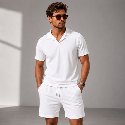 Men's Premium 3 Piece Textured Tracksuit Set