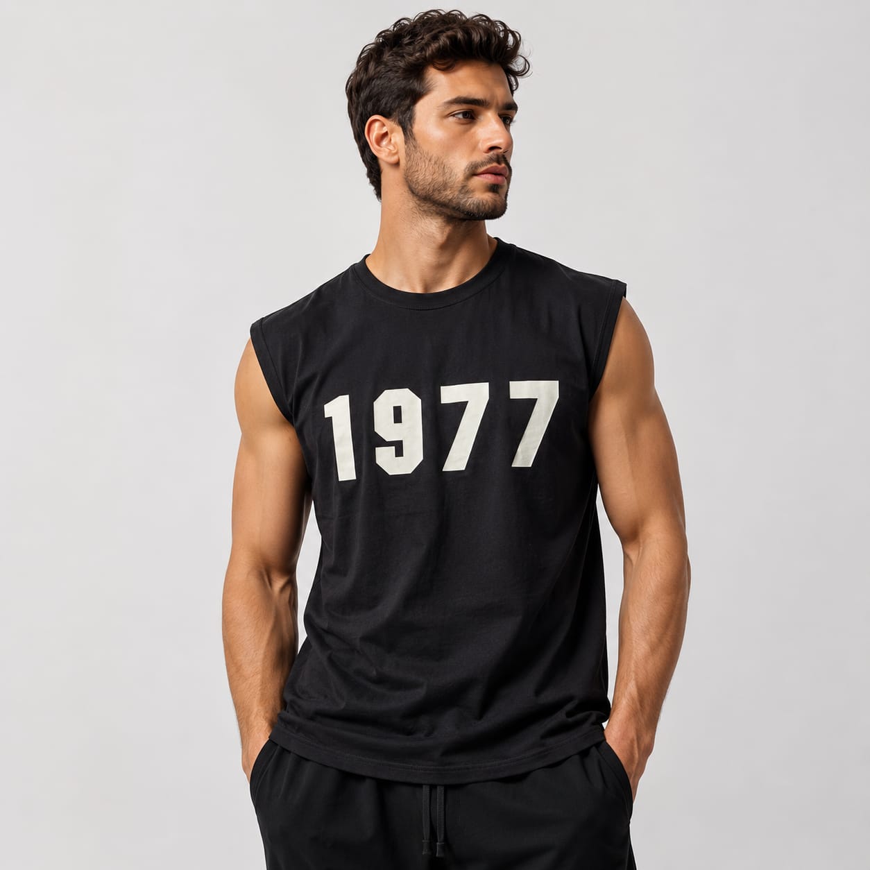 Men's 1977 Tank Top – Premium Sleeveless Summer Essential
