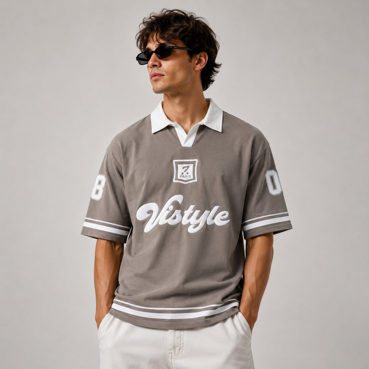 Men's Oversized Vintage Polo Jersey