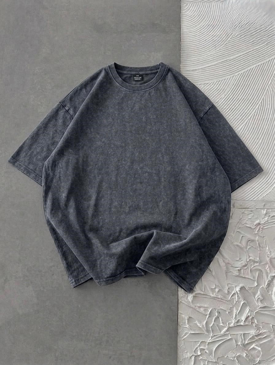 Acid Wash Drop Shoulder