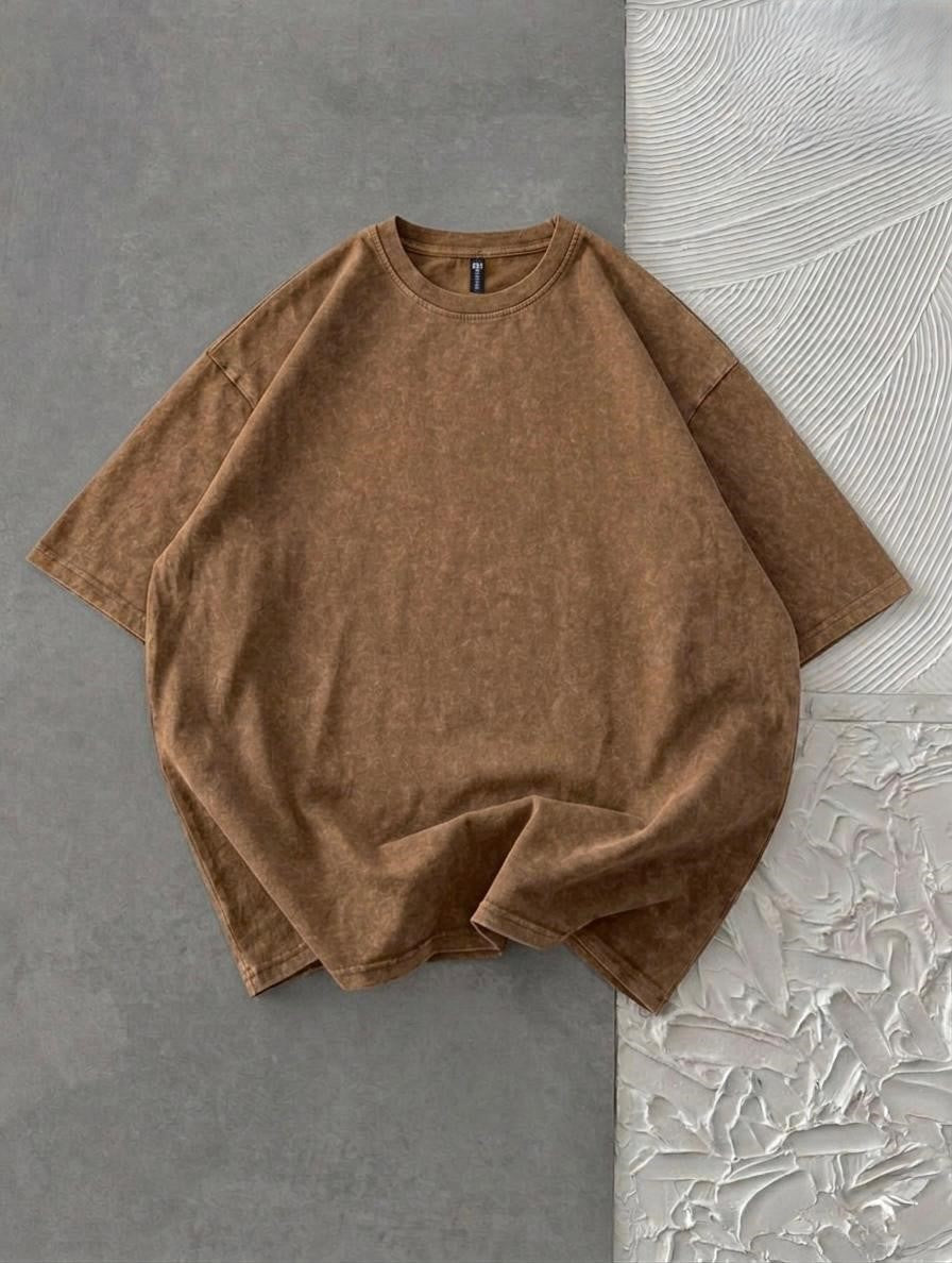 Acid Wash Drop Shoulder