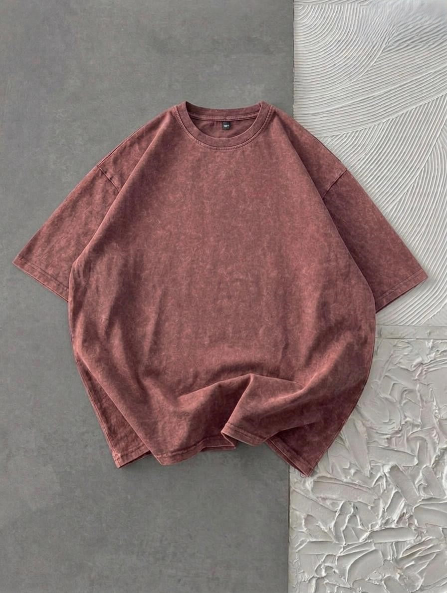 Acid Wash Drop Shoulder