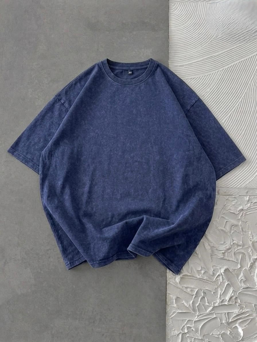 Acid Wash Drop Shoulder