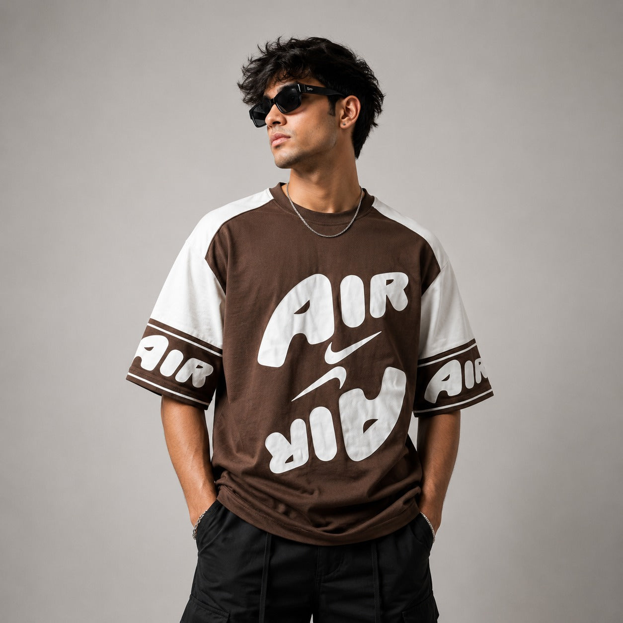 Air Nike Printed Panel Dropshoulder