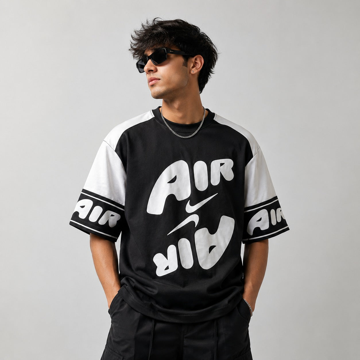 Air Nike Printed Panel Dropshoulder