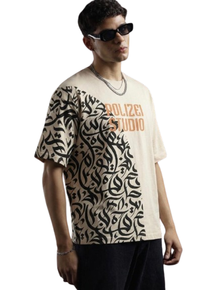 Polizie Studio Printed Dropshoulder